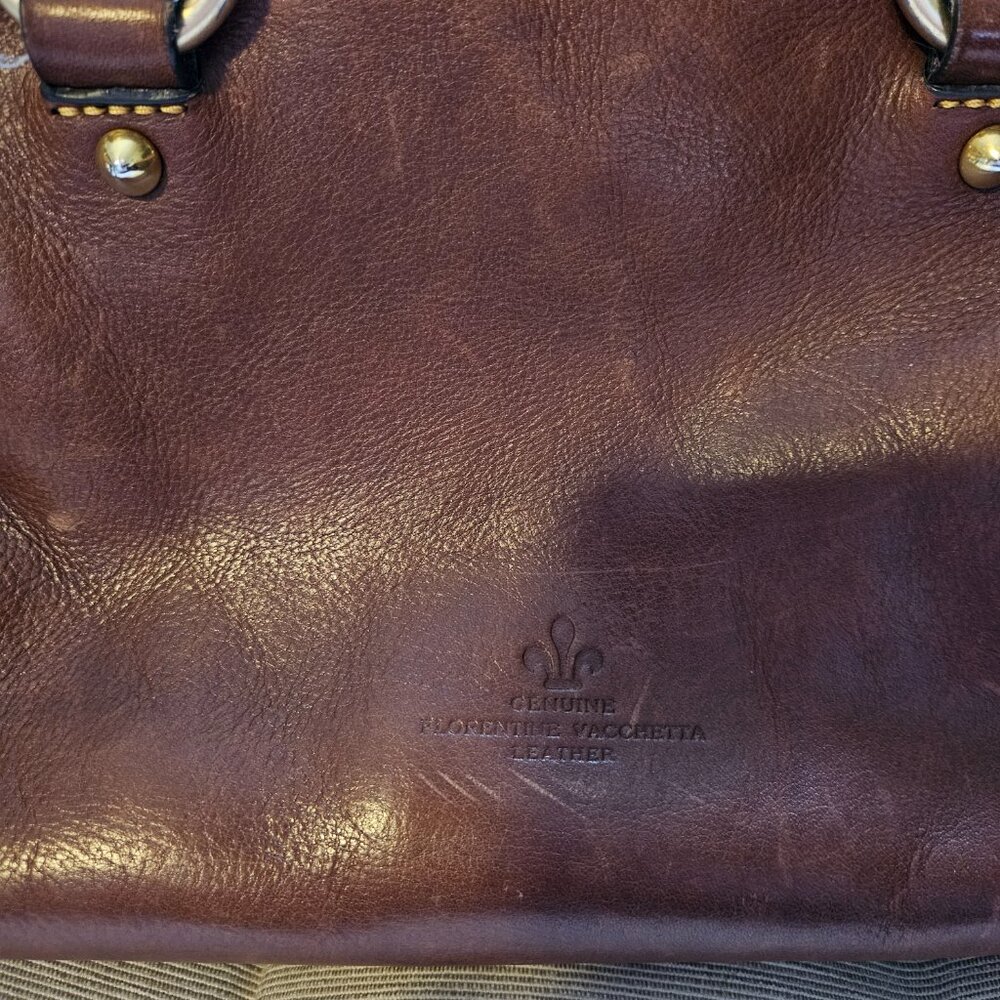 Dooney & Bourke Brown Florentine Vacchetta Leather shoulder Bag - Picture 10 of 11